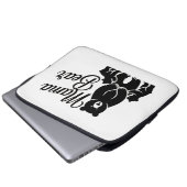 Mama Bear with Cubs Cute Family Bear Laptopschutzhülle (Vorne Knopf)