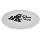 Mama Bear with Cubs Cute Family Bear Schneidebrett (Ecke)