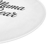 Mama Bear with Cubs Cute Family Bear Schneidebrett (Ecke)