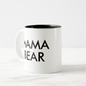 Mama Bear | Witziger Spaß Tasse (Vorderseite Links)