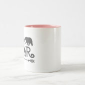 Mama Bear Zweifarbige Tasse (Mittel)