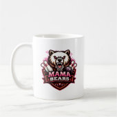 Mama Bears Damen-Bowlingteam-Logo Kaffeetasse (Links)