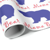 Mama Bears - Geschenkpapier (Rolleneckpunkt)
