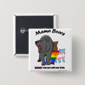 Mama Bears Niemand verrät mit unseren Cubs Button (Vorne & Hinten)