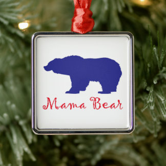 Mama Bears Ornament Aus Metall