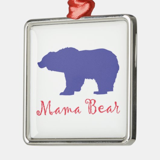 Mama Bears Ornament Aus Metall (Links)