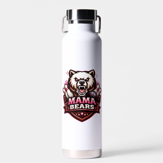 Mama Bears Women’s Bowling Team Logo Trinkflasche (Vorne)
