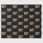 Mama Beautiful Fearless Lovely Brave Strong Geschenkpapier (Flach)