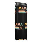 Mama Beautiful Fearless Lovely Brave Strong Thermosbecher (Nach rechts gedreht)