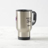 Mama-Bedarf-Kaffeelogo, mommyneedscoffee.com Reisebecher (VorderseiteRechts)