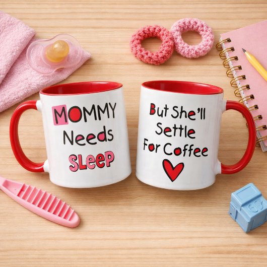 Mama-Bedarfs-Schlaf-Kaffee-Tasse Tasse