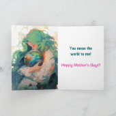 MAMA BEDEUTET DIE WELTMUTTER-TAGESKARTE DANKESKARTE (Innenseite)