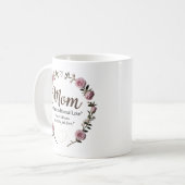 Mama = bedingungslose Liebe - Tasse für den Mutter (Vorderseite Links)