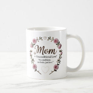 Mama = bedingungslose Liebe - Tasse für den Mutter