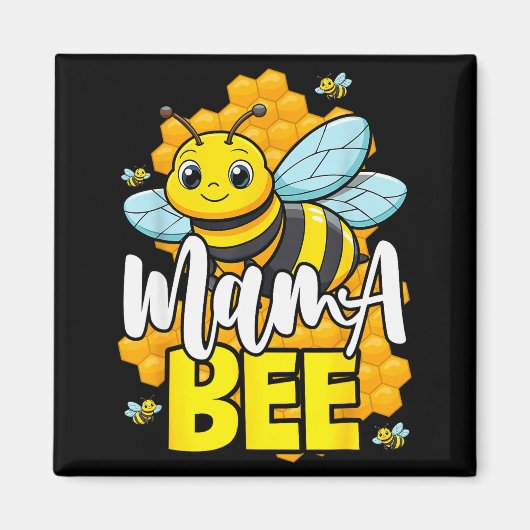 Mama Bee Family Bee First Bee Day Outfits  Magnet (Vorne)