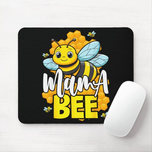 Mama Bee Family Bee First Bee Day Outfits  Mousepad (Mit Mouse)