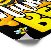 Mama Bee Family Bee First Bee Day Outfits Poster (Ecke)