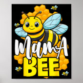 Mama Bee Family Bee First Bee Day Outfits  Poster (Vorne)
