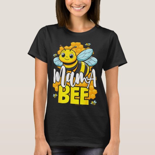 Mama Bee Family Bee First Bee Day Outfits T-Shirt (Vorderseite)