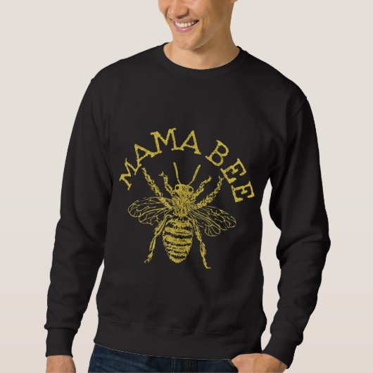 Mama Bee Niedlich Funny Beekeeper Muttertag Bienen Sweatshirt (Vorderseite)