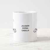 Mama Befördert Zu Mama Jumbo-Tasse (Vorderseite)