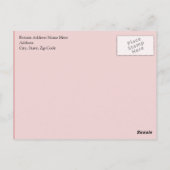 Mama behalt Calm und Obey Postkarte (Rückseite)