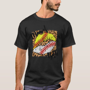 Mama beider Baseball-Softball beschäftigt, Baller T-Shirt