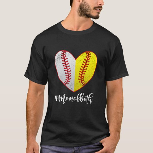 Mama beider Softball T-Shirt (Vorderseite)