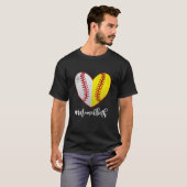 Mama beider Softball T-Shirt (Vorne ganz)
