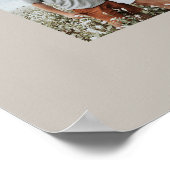 Mama Beige elegante, moderne minimale Foto-Collage Poster (Ecke)