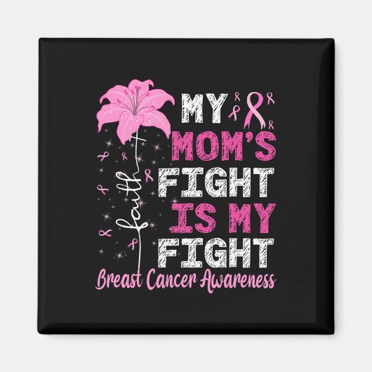 Mama bekämpft Brustkrebs Magnet (Vorne)
