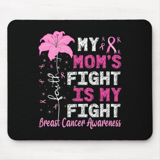 Mama bekämpft Brustkrebs Mousepad (Vorne)