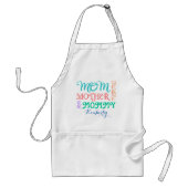 Mama Benennt Personalisierte Schürze (Vorne)