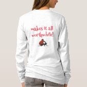 Mama benutzerdefinierbar T-Shirt (Rückseite)