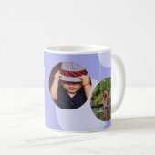 Mama Benutzerdefinierte Foto Bluepunkte Kaffeetasse (VorderseiteRechts)