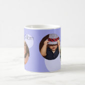 Mama Benutzerdefinierte Foto Bluepunkte Kaffeetasse (Mittel)