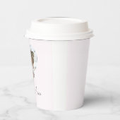 Mama benutzerdefinierter Name & Foto | Papiertasse Pappbecher (Links)
