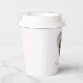 Mama benutzerdefinierter Name & Foto | Papiertasse Pappbecher (Rechts)