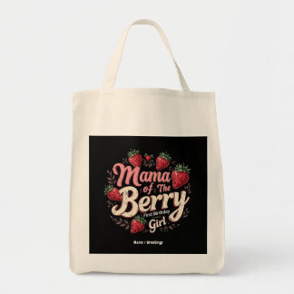 Mama Berry First Birthday Strawberry Girl Family Tragetasche