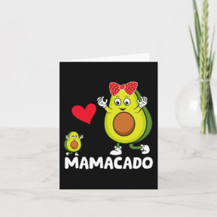 Mama Best Mama Avocado Mamacado Happy Mthers Day Karte