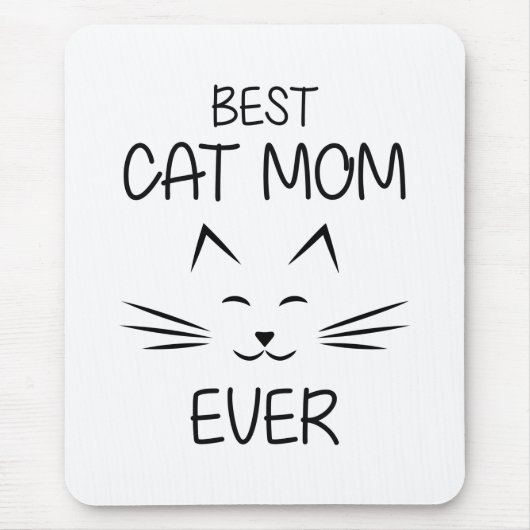 Mama - Beste Katze-Mama aller Zeiten Mousepad (Vorne)
