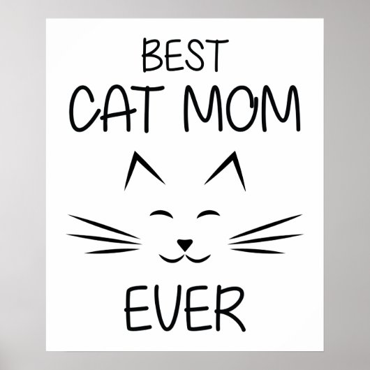 Mama - Beste Katze-Mama aller Zeiten Poster (Vorne)