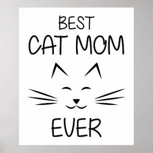 Mama - Beste Katzenmama ever Poster