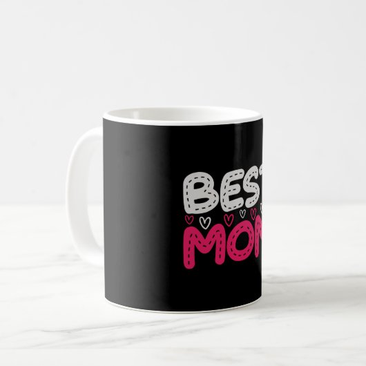 Mama - Beste Mama Kaffeetasse (Vorderseite Links)