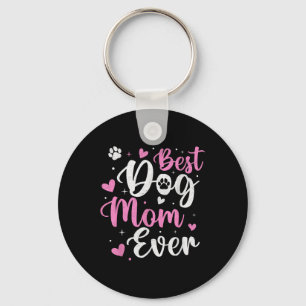 Mama Bester Hund je Funny Dog Mama Mama Mütter Tag Schlüsselanhänger
