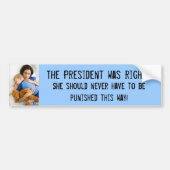 Mama-Bestrafung Autoaufkleber (Vorne)