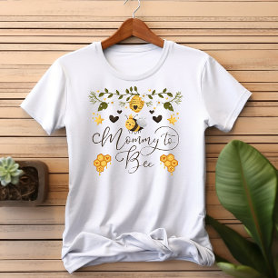 Mama-Biene-Honigwabe-Hummel-Baby-Party T-Shirt