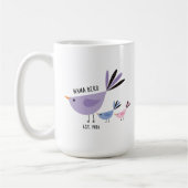 Mama Bird and Chicks Mother Day Kaffeetasse (Links)
