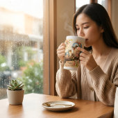 Mama Bird Coffee Latte Tasse