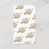 Mama Bird fliegen mit Herz-Windeln-Raffle Begleitkarte (Rückseite)